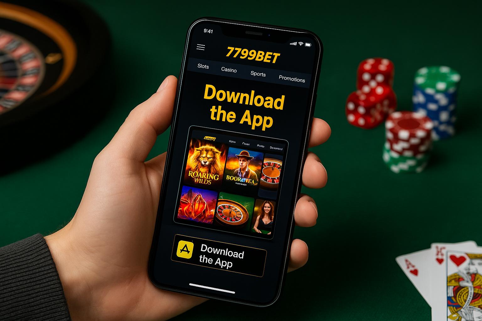 Baixar o 7799BET Cassino App